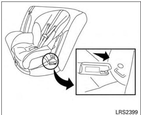 NISSAN Pathfinder 2017 - Ensemble de retenue orienté vers l'avant, fixations montées sur sangle - étape 2 - 1