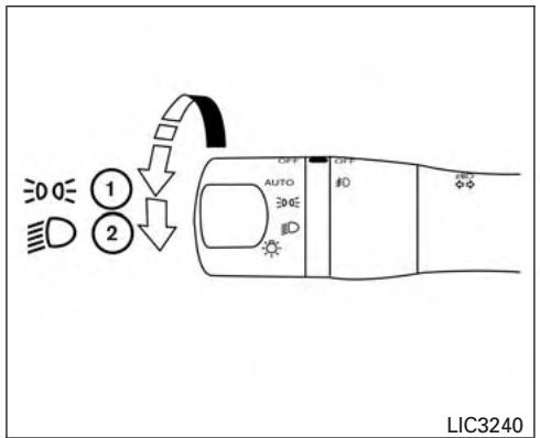 NISSAN Pathfinder 2017 - INTERRUPTEUR DES PHARES ET DES CLIGNOTANTS - 1