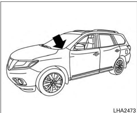 NISSAN Pathfinder 2017 - Interrupteur du dégivre de lunette et de rétroviseur extérieur (salon l'équipement) - 1