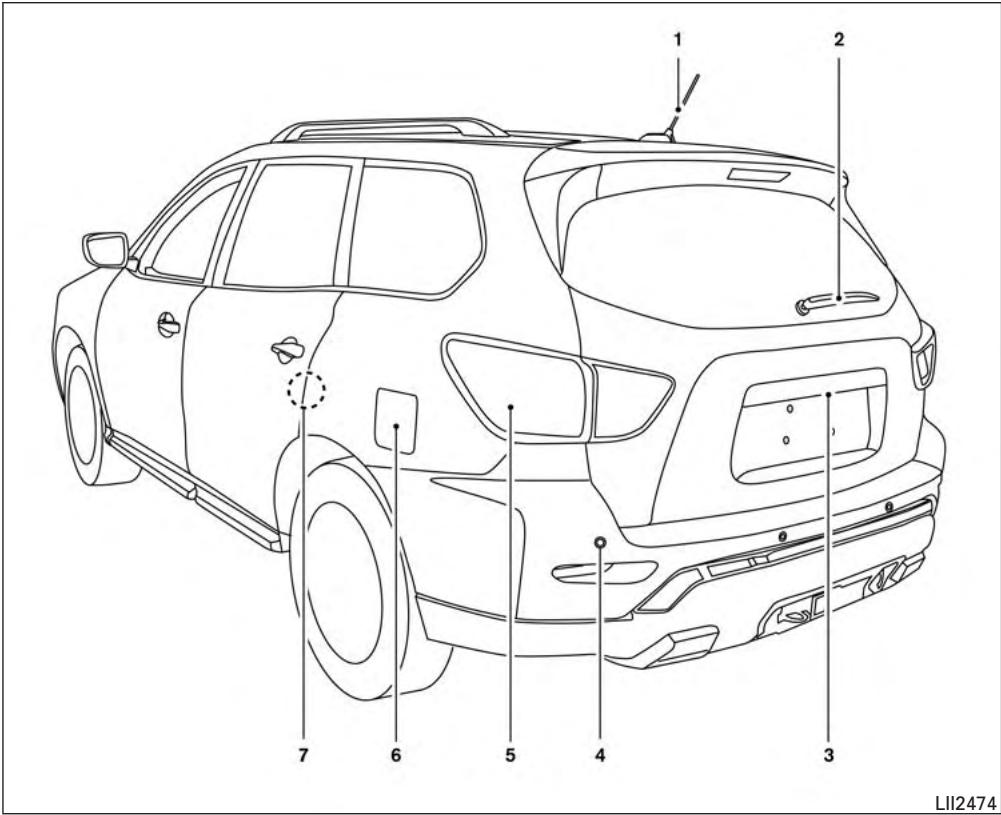 NISSAN Pathfinder 2017 - SACS GONFLABLES, CEINTURES DE SÉCURITE ET ENSEMBLES DE RETENUE D'ENFANT - 3