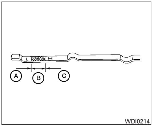 NISSAN Pathfinder 2017 - VÉRIFICATION DU NIVEAU D'HUIL MOTEUR - 1