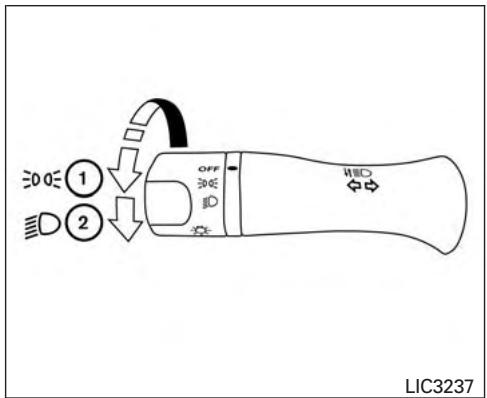 NISSAN Pathfinder 2017 - INTERRUPTEUR DES PHARES ET DES CLIGNOTANTS - 2