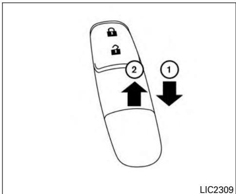 NISSAN Pathfinder 2017 - Verrouillage des glaces des passagers - 1