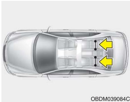 KIA Forte (2018-2021) - Ancrages et attaches inférieurs pour sièges pour enfant (LATCH) - 1