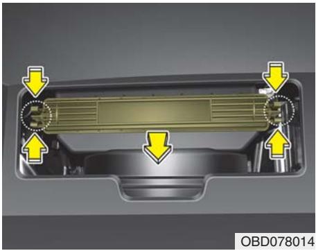 KIA Forte (2018-2021) - Inspection du filtre - 3