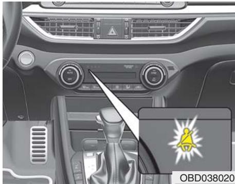 KIA Forte (2018-2021) - Avertisseur de ceinture du passager non bouclée - 1