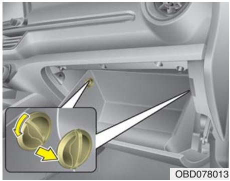 KIA Forte (2018-2021) - Inspection du filtre - 1