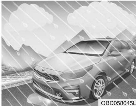 KIA Forte (2018-2021) - Conduire dans la pluie - 1