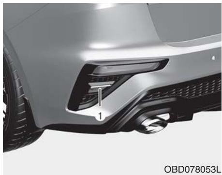 KIA Forte (2018-2021) - Remplacement d'une ampoule (type ampoule) de feu de recul - 1