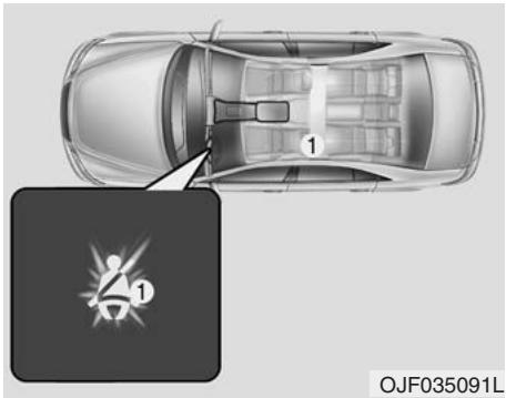 KIA Forte (2018-2021) - Avertisseur de ceinture du conducteur non bouclée - 1