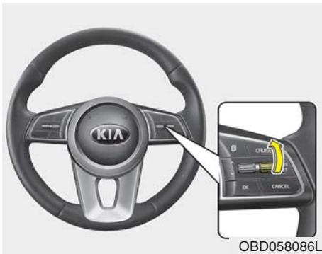 KIA Forte (2018-2021) - Pour ramener la vitesse de croisière à plus de 30 km/h (20 mi/h) environ : - 1
