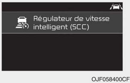 KIA Forte (2018-2021) - Passer au mode de régulation de la vitesse : - 1