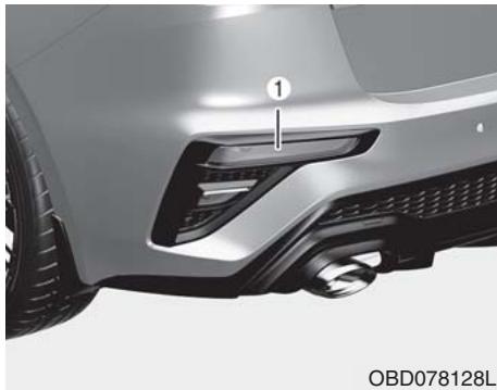 KIA Forte (2018-2021) - Remplacement d'une ampoule (type ampoule) de feu clignotant arrière - 1