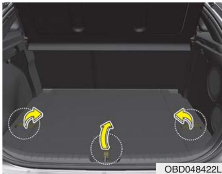 KIA Forte (2018-2021) - Bac à bagages (si équipé) - 1