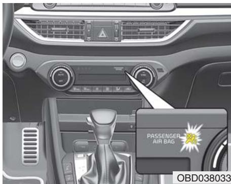 KIA Forte (2018-2021) - Système de détection d'occupant - 1