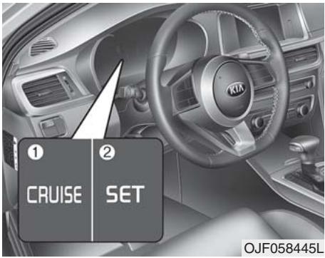 KIA Forte (2018-2021) - RÉGULATEUR DE VITESSE (CC) - 1
