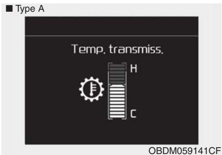 KIA Forte (2018-2021) - Affichage de la température de la transmission et des messages d'avertissement à l'écran ACL - 1