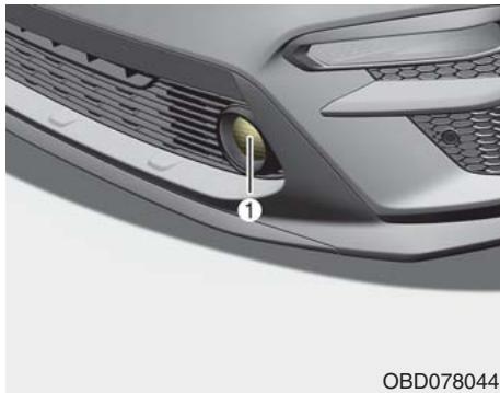 KIA Forte (2018-2021) - Remplacement d'une ampoule (type ampoule) de phare antibrouillard - 1