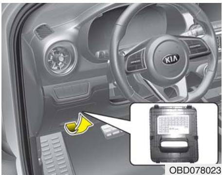 KIA Forte (2018-2021) - Description du panneau de fusibles/relais - 1