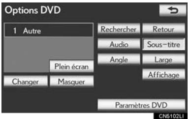 LEXUS IS XE20 Phase 2 (2010-2013) - MODIFICATION DE LA LANGUE DES SOUS-TITRES - 1