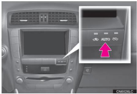 LEXUS IS XE20 Phase 2 (2010-2013) - AJUSTEMENT DE LA SENSIBILITÉ DU RÉGLAGE DE L'ADMISSION D'AIR EN MODE AUTOMATIQUE - 1