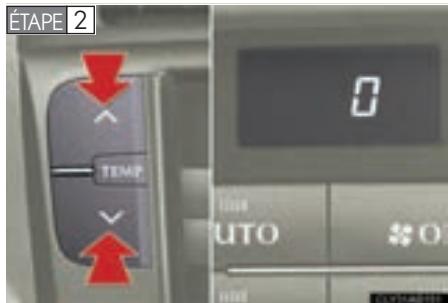 LEXUS IS XE20 Phase 2 (2010-2013) - Réglage de la sensibilité de l'arrivée d'air en mode automatique - 2