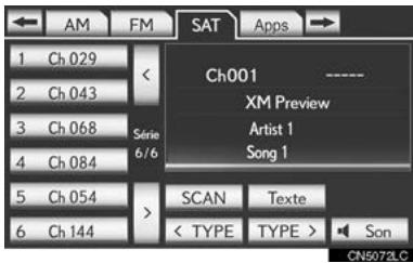 LEXUS IS XE20 Phase 2 (2010-2013) - ÉCOUTE DE LA RADIO SATELLITE - 2