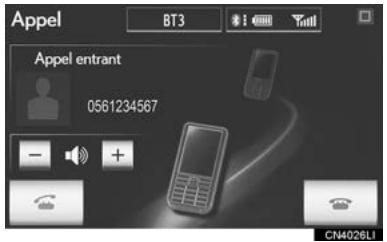LEXUS IS XE20 Phase 2 (2010-2013) - RÉCEPTION SUR LE TÉLÉPHONE Bluetooth® - 1