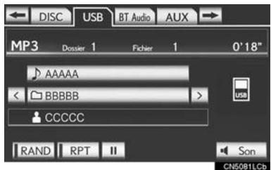 LEXUS IS XE20 Phase 2 (2010-2013) - EN HAUT DE L'ECRAN USB - 1