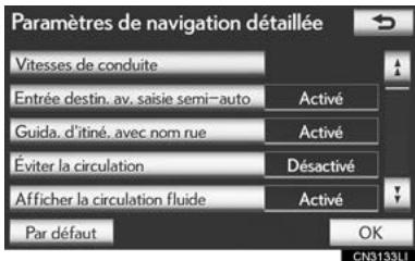 LEXUS IS XE20 Phase 2 (2010-2013) - Appuyez sur "Navigation". - 3