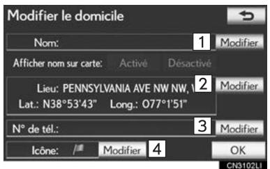 LEXUS IS XE20 Phase 2 (2010-2013) - MODIFICATION DU DOMICILE - 2