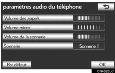 LEXUS IS XE20 Phase 2 (2010-2013) - Effectuez chaque paramétrage en fonction des procédures décrites aux pages suivantes. - 1