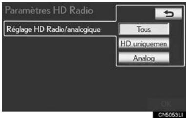 LEXUS IS XE20 Phase 2 (2010-2013) - Appuyez sur l'objet à paramétrer. - 1