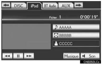 LEXUS IS XE20 Phase 2 (2010-2013) - LECTURE D'UNE VIDÉO SUR L'iPod - 1