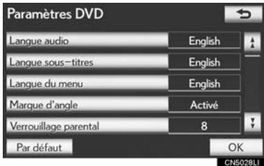 LEXUS IS XE20 Phase 2 (2010-2013) - PARAMÉTRES DVD - 1