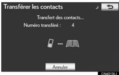 LEXUS IS XE20 Phase 2 (2010-2013) - TRANSFERT D'UN NUMERO DE TÉLEPHONE - 3