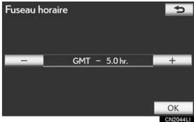 LEXUS IS XE20 Phase 2 (2010-2013) - FUSEAU HORAIRE - 3