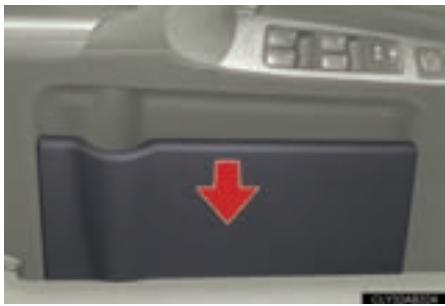 LEXUS IS XE20 Phase 2 (2010-2013) - Porte-bouteilles/vide-poches de portes - 1