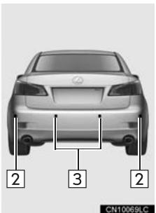 LEXUS IS XE20 Phase 2 (2010-2013) - TYPES DE CAPTEURS - 2