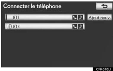 LEXUS IS XE20 Phase 2 (2010-2013) - SELECTIOND'UN TÉLEPHONEBluetooth® - 2