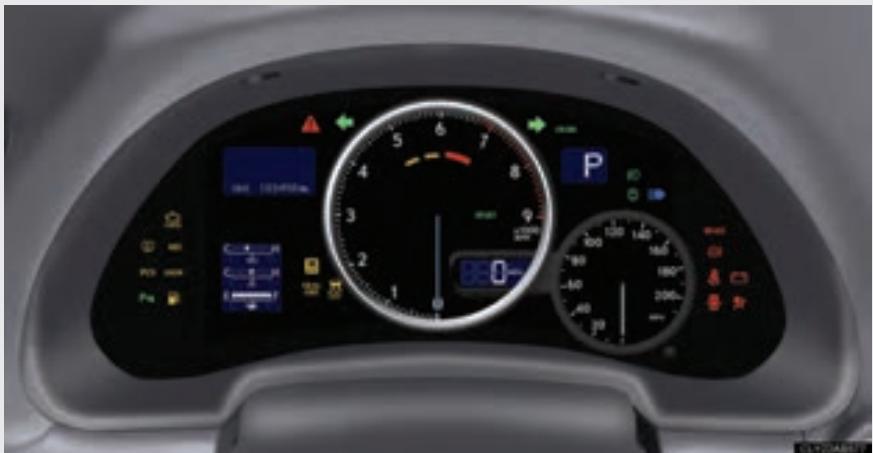 LEXUS IS XE20 Phase 2 (2010-2013) - Témoins indicateurs et d'alerte - 1