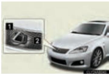 LEXUS IS XE20 Phase 2 (2010-2013) - Capteur radar et emblème - 1