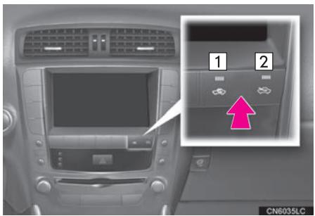 LEXUS IS XE20 Phase 2 (2010-2013) - BASCULEMENT ENTRE LES MODES D'AIR EXTERIEUR ET D'AIR RECYCLE (IS250C) - 1