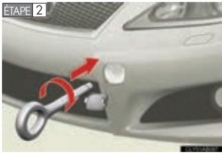 LEXUS IS XE20 Phase 2 (2010-2013) - Montage de l'anneau de remorquage - 2