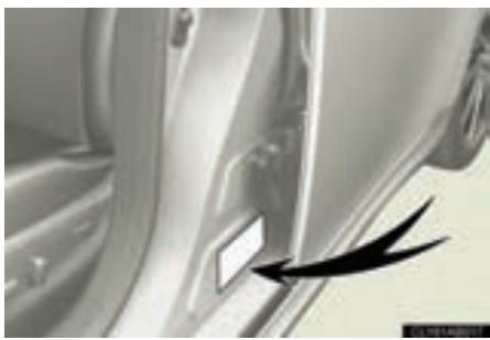 LEXUS IS XE20 Phase 2 (2010-2013) - Numéro d'identification du vehicule - 3