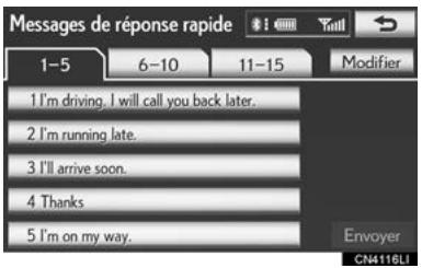 LEXUS IS XE20 Phase 2 (2010-2013) - MODIFICATION DES MESSAGES DE RÉPONSE - 1
