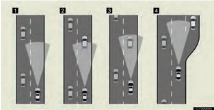 LEXUS IS XE20 Phase 2 (2010-2013) - Conduite en mode de contrôle de la distance entre vehicules - 1