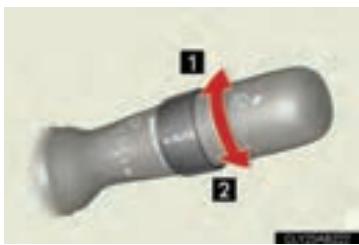 LEXUS IS XE20 Phase 2 (2010-2013) - 2-3. Utilisation de l'éclairage et des essuie-glaces de pare-brise Essuie-glaces et lave-glace de pare-brise - 5