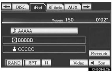 LEXUS IS XE20 Phase 2 (2010-2013) - SELECTION D'UN MODE DE LECTURE - 1