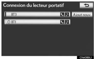 LEXUS IS XE20 Phase 2 (2010-2013) - SELECTION D'UN LECTEUR PORTABLE - 2